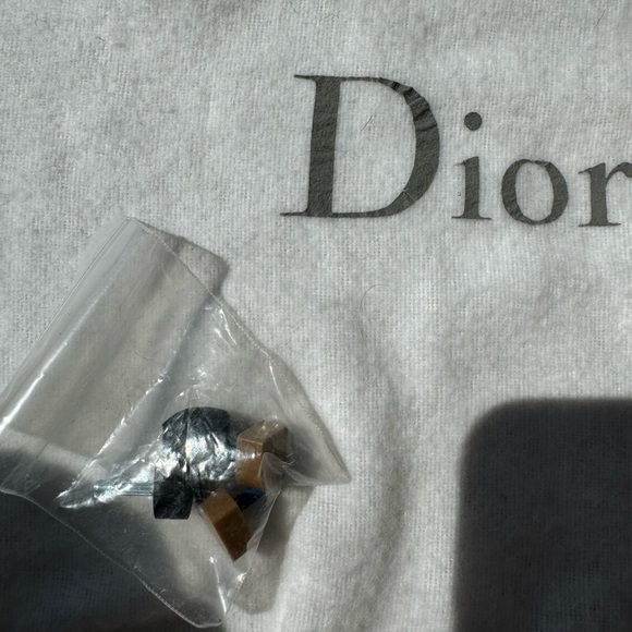 Dior Miss Dior Peep Toe Platform Pumps - Blue Patent Leather, Size 40.5 - Picture 9 of 9